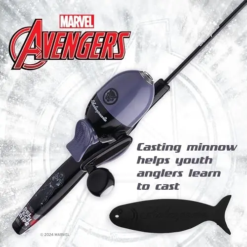 Shakespeare Youth Fishing Reel and Rod Combo - 6