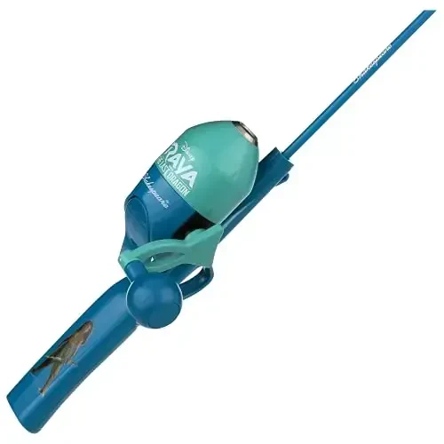 Shakespeare Youth Fishing Rod and Spincast Reel Kits, Disney Raya and the Last Dragon - 4