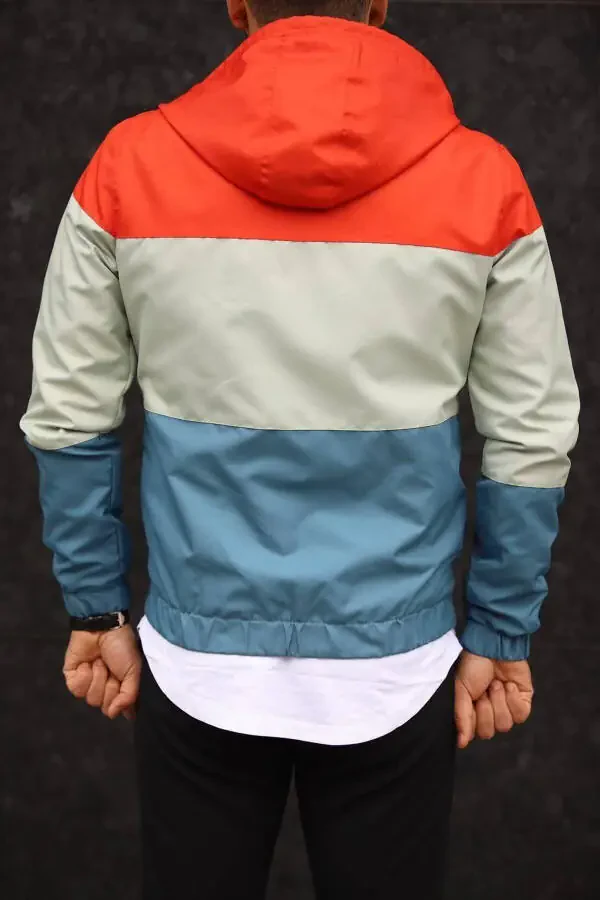 Shamol va suv o'tkazmaydigan suv o'tkazmaydigan palto - 3