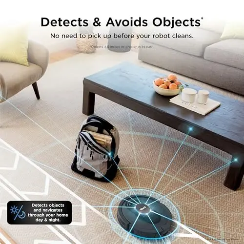 Shark AV2501S AI Ultra Robot Vacuum, with Matrix Clean, Home Mapping, 30-Day Capacity HEPA Bagless Self Empty Base, Perfect for Pet Hair, Wifi, Dark Grey - 6