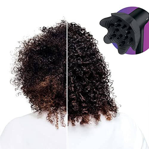 Shark HD125CO Hair Blow Dryer HyperAIR Fast-Drying with IQ 2-in-1 Concentrator and Styling Attachments, Auto Presets, Rotatable Hot Air Brush, No Heat Damage, Ionic, Black (Renewed) - 3