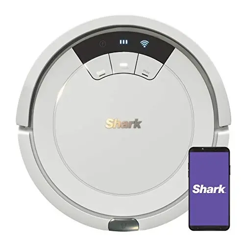 Shark ION Robot Vacuum, Tri-Brush System, White, AV752 | Tri-Brush System, Wi-Fi Connected, Works with Alexa & Google Assistant, 120-Min Runtime, Multi-Surface Cleaning - 1