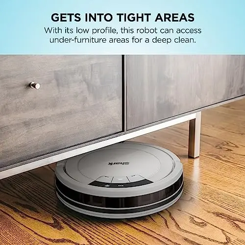 Shark ION Robot Vacuum, Tri-Brush System, White, AV752 | Tri-Brush System, Wi-Fi Connected, Works with Alexa & Google Assistant, 120-Min Runtime, Multi-Surface Cleaning - 4