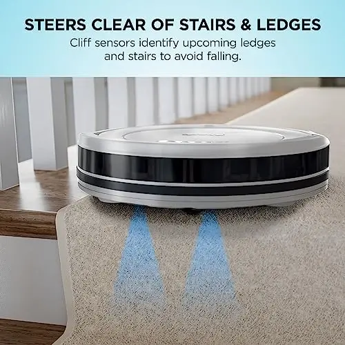 Shark ION Robot Vacuum, Tri-Brush System, White, AV752 | Tri-Brush System, Wi-Fi Connected, Works with Alexa & Google Assistant, 120-Min Runtime, Multi-Surface Cleaning - 6