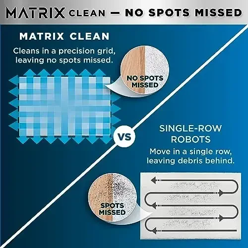 Shark Matrix Plus 2in1 Robot Vacuum & Mop with Sonic Mopping, Matrix Clean, Home Mapping, HEPA Bagless Self Empty Base, CleanEdge, for Pet Hair, WiFi, Black/Mocha, AV2630WA - 3