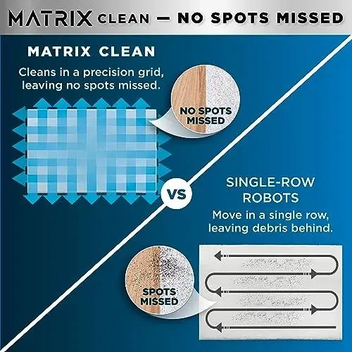Shark Matrix Plus 2in1 Robot Vacuum & Mop with Sonic Mopping, Matrix Clean, Home Mapping, HEPA Bagless Self Empty Base, CleanEdge, for Pet Hair, WiFi, Black/Mocha, AV2630WA - 3