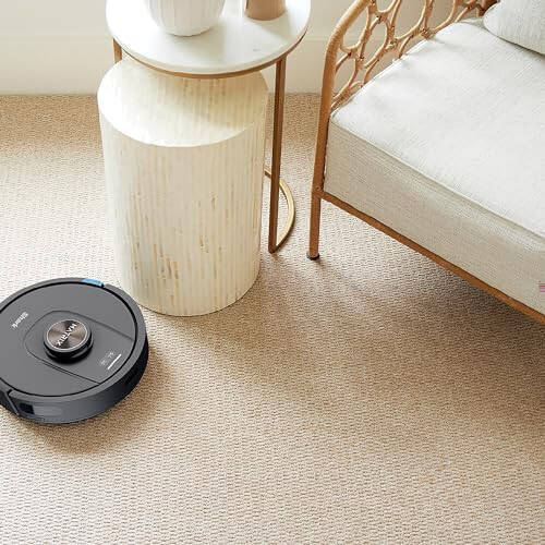 Shark UR2360S Ultra Robot Vacuum, Matrix Clean, Precision Mapping, 30 kunlik HEPA torbasiz o'zini tozalovchi taglik, uy hayvonlar uchun o'zini tozalovchi fırça, WiFi, qora (yangilangan) - 5