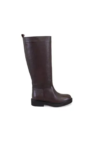 Kadın Kahve Deri Çizme - DESA (1)