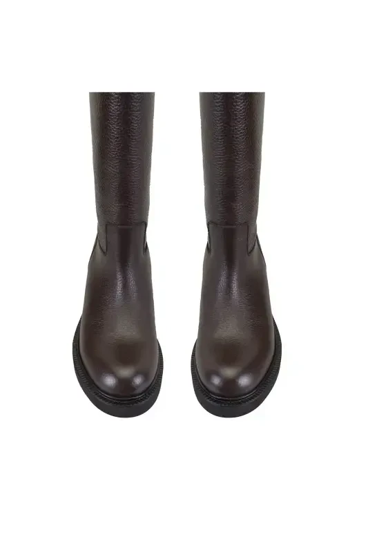 Sharon Women's Leather Boots - 12