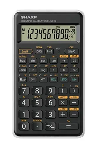 Sharp EL-501XBWH Scientific Calculator 5 Pack - 4