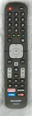 Sharp OEM EN2A27ST HDTV Remote Control PN: 208205 - Sharp (1)