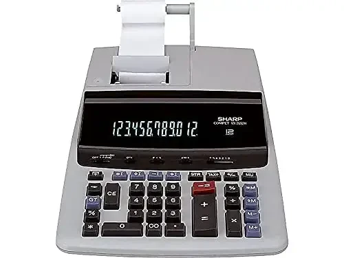 Sharp VX2652H VX2652H Two-Color Printing Calculator Black/Red Print 4.8 Lines/Sec - 3