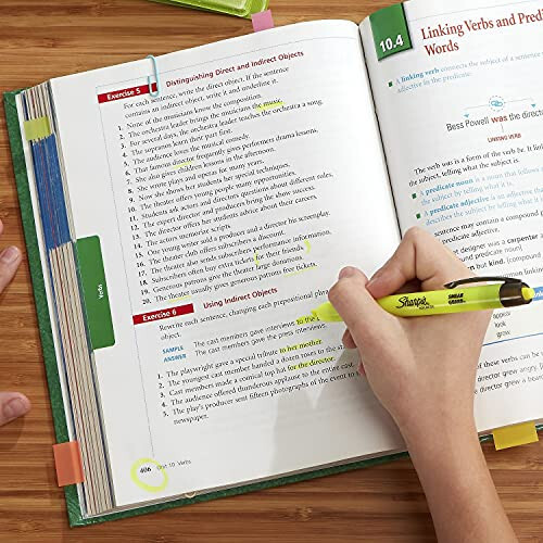 SHARPIE 1740822 Accent Retractable Highlighter, Chisel Tip, Fluorescent Yellow, 5-Count - Sharpie (1)