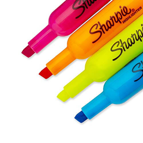 SHARPIE Accent Tank-Style Highlighters, 4 Colored Highlighters (25174PP) - 3