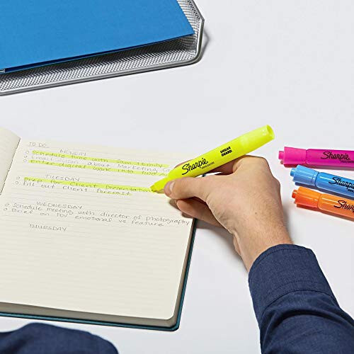 SHARPIE Accent Tank-Style Highlighters, 4 Colored Highlighters (25174PP) - 5