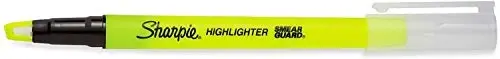 SHARPIE Clear View Highlighter Stick, Yellow, 3/Pack (1950745) (Pack of 2) - 2