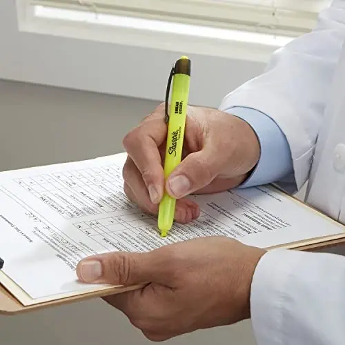 Sharpie Retractable Highlighters Chisel Tip Highlighter Marker Set Fluorescent Highlighters Classroom Journaling Study Supplies Assorted Colors 8 Count - SHARPIE (1)