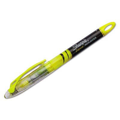 SHARPIE Liquid Highlighters, Chisel Tip, Fluorescent Yellow, 12 Count - 4