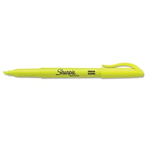 Sharpie Pocket Highlighters Chisel Tip Fluorescent Yellow 36-Count Set for Office Supplies School Supplies Bible Study and Home Office Essentials - 5