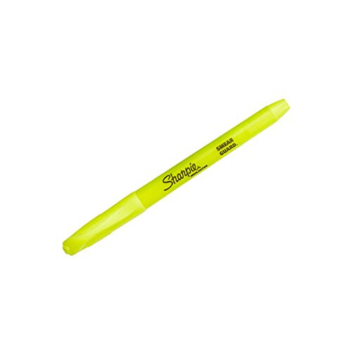 Sharpie Pocket Style Highlighters, Chisel Tip, Fluorescent Yellow, Box of 12 - 4