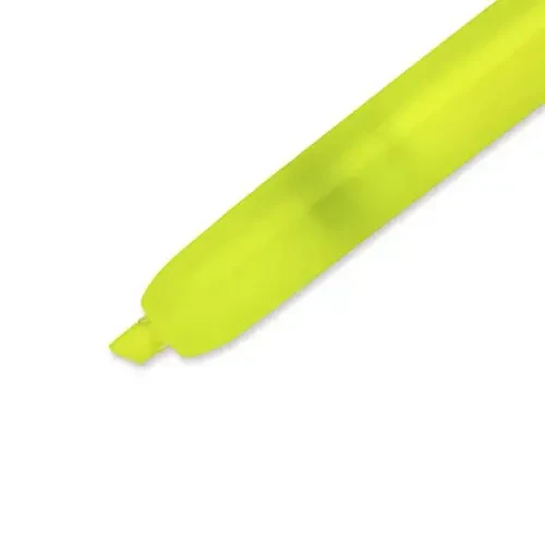 SHARPIE Retractable Highlighters, Chisel Tip, Fluorescent Yellow, 12 Count (Pack of 12) - 3