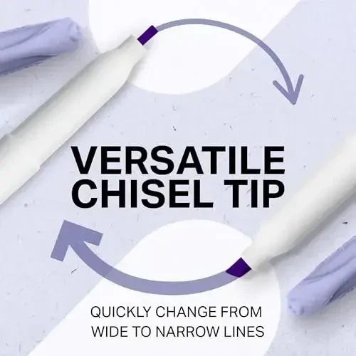 Sharpie S-Note ijodiy markerlari, pastel rangli markerlar, badiiy markerlar toʻplami, turli ranglar, kesilgan uchli, 36 dona — maktabga qaytish, rangli oʻqituvchi uchun zarur buyumlar, jurnal yuritish, qiziqarli ofis jihozlari - 3