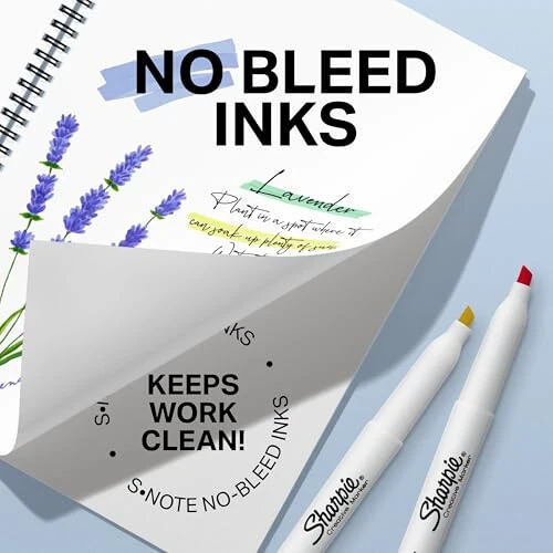 SHARPIE S-Note Ijodkor Markerlar, Pastel Yoritkichlar, Sanʼat Markeri Toʻplami, Turli Ranglar, Chisel Tip, 24 Dona - 4