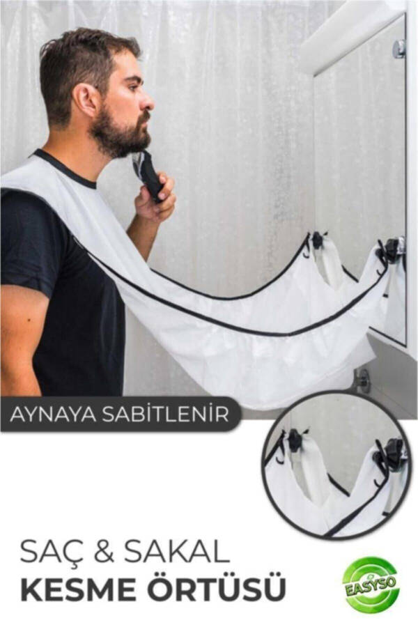 Shaving Apron Hair Beard Cutting Travel Size Shaving Apron Shaving Cover Barber Apron - 1