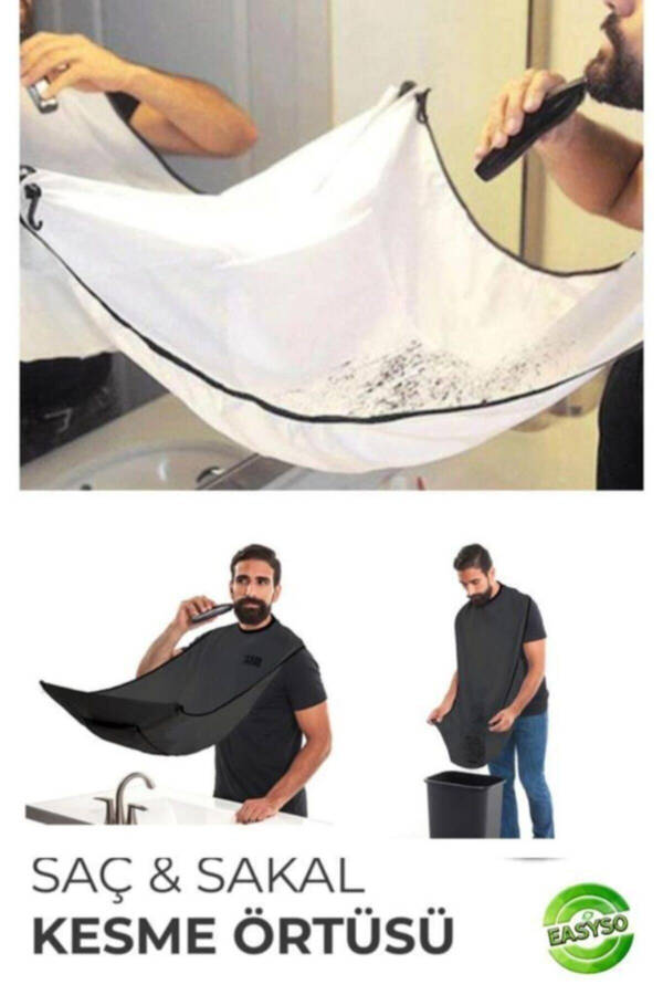 Shaving Apron Hair Beard Cutting Travel Size Shaving Apron Shaving Cover Barber Apron - 2