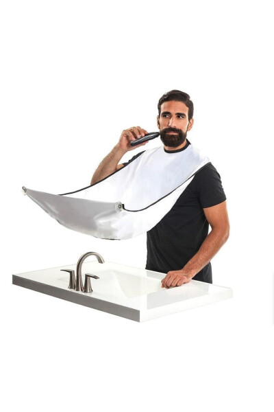 Shaving Apron Hair Beard Cutting Travel Size Shaving Apron Shaving Cover Barber Apron - 9