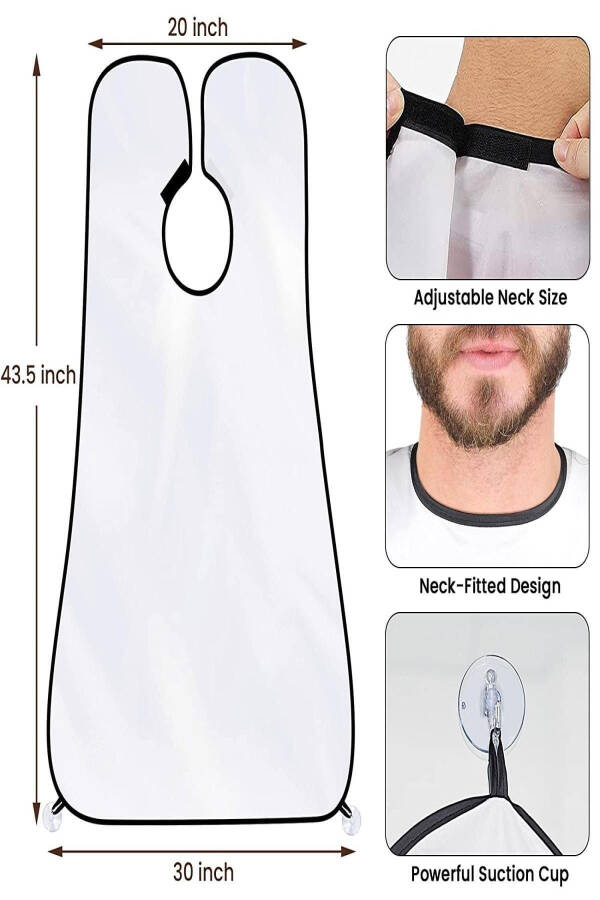 Shaving Apron Hair Beard Cutting Travel Size Shaving Apron Shaving Cover Barber Apron - 13