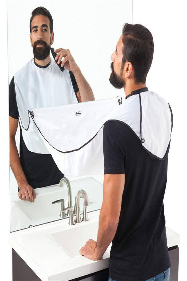 Shaving Apron Hair Beard Cutting Travel Size Shaving Apron Shaving Cover Barber Apron - 14