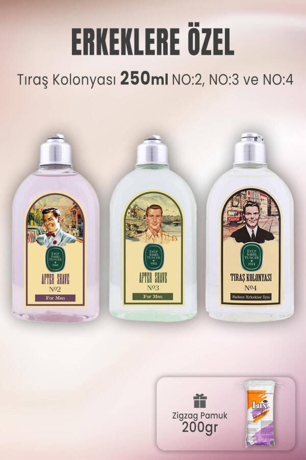 Shaving Cologne Set 2-3-4 And Zigzag Cotton 200 gr - 1