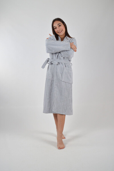 SHAWL COLLAR ROBE 1 PIECE - 2