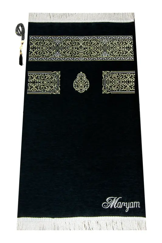 Shaxsiy nomli Ultra Plus Kaʼba parda gilamchasi qora - 1