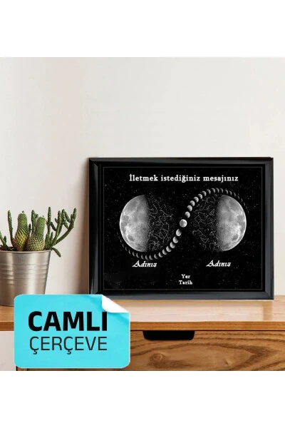 Shaxsiy Yulduz Xaritasi Ramkaga o'rnatilgan Yulduz Xaritasi Cheksizlik Tug'ilgan Kun Sevimlilarga Sovg'a Jadval - BNC DESIGN