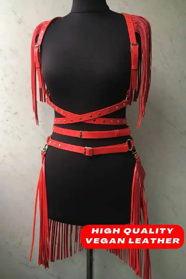 Shaxsiylashtirilgan Charmli Teri Sumka bilan Birga Charmli Teri Yubka va Ko'ylagi To'plami - 1