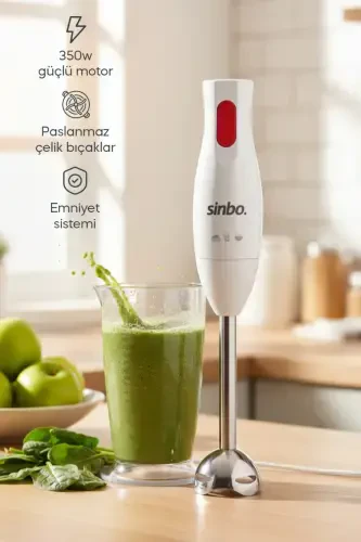 SHB-3102 El blenderi 350 W Beyaz - 1