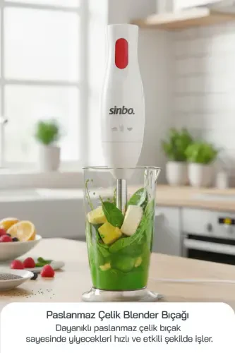 SHB-3102 Hand Blender 350 W White - 3