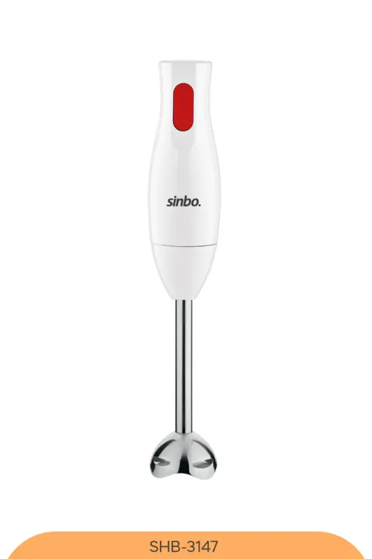 SHB-3147 Çok Fonksiyonlu Blender Seti, Doğrayıcı, Çırpıcı, Paslanmaz Çelik Uç ve Ölçü Kabı - Beyaz - 2