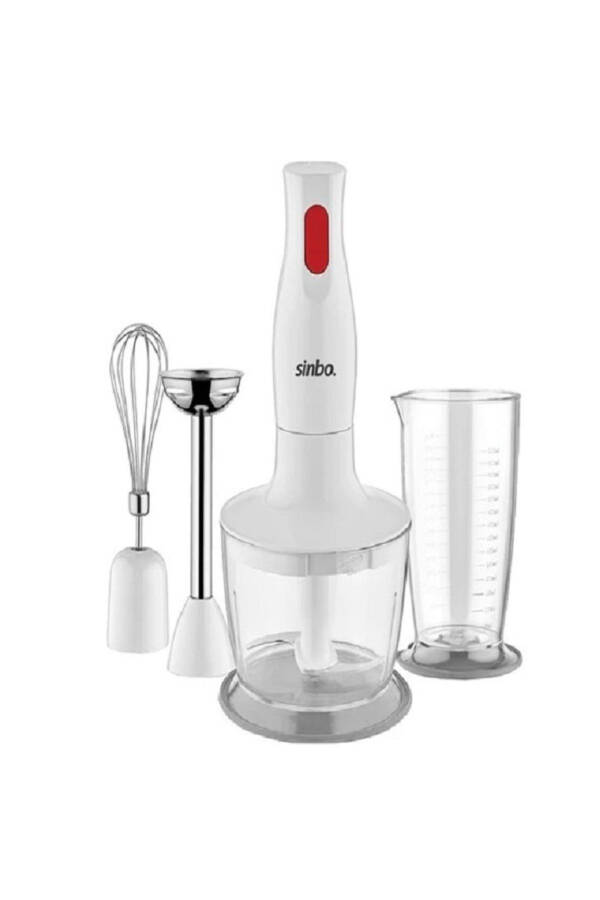 SHB-3147 3-Function Hand Blender Set - White / 400 Watt - 8