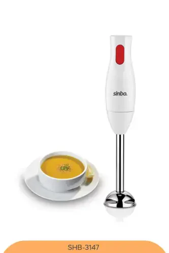 SHB-3147 3-Function Hand Blender Set - White / 400 Watt - SINBO (1)