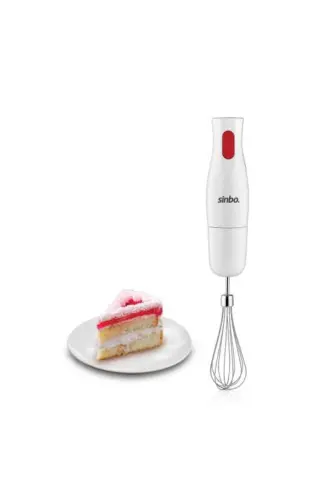SHB-3147 3-Function Hand Blender Set - White / 400 Watt - 6
