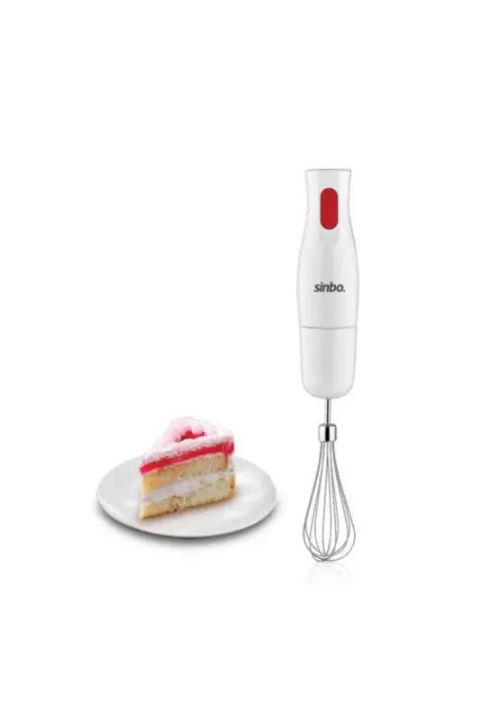 SHB-3147 3-Function Hand Blender Set - White / 400 Watt - 6