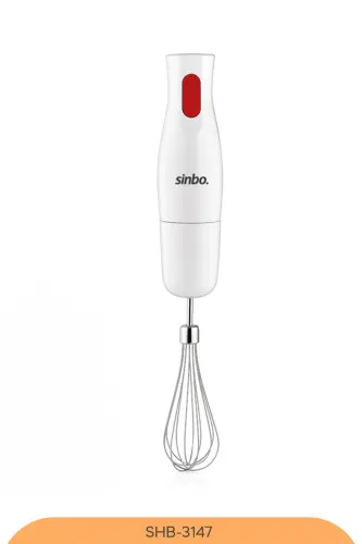 SHB-3147 3-Function Hand Blender Set - White / 400 Watt - 3