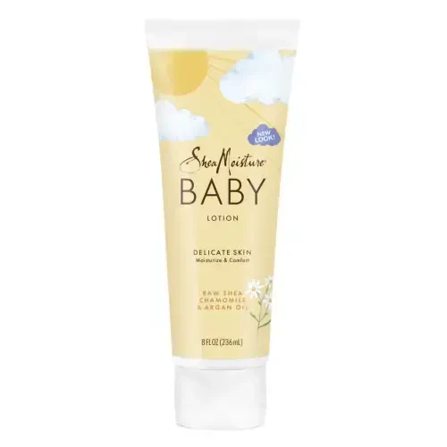 Shea Moisture Raw Shea Chamomile & Argan Oil Baby Lotion for Dry Skin, 8 oz - 1