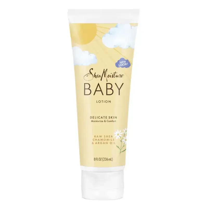 Shea Moisture Raw Shea Chamomile & Argan Oil Baby Lotion for Dry Skin, 8 oz - SHEAMOISTURE