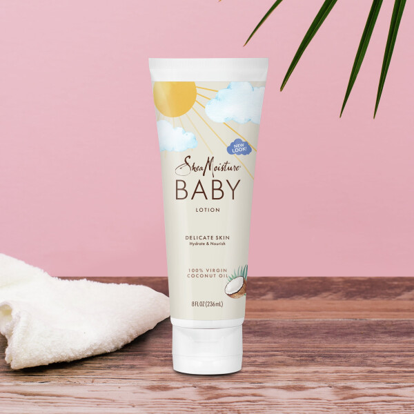 SheaMoisture Baby Lotion 100% Virgin Coconut Oil Clear Skin Moisturizer, 8 oz - 3