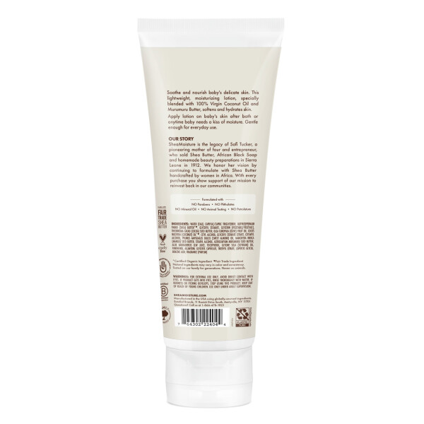 SheaMoisture Bebek Losyonu %100 Saf Hindistan Cevizi Yağı Berrak Cilt Nemlendirici, 8 oz - 5