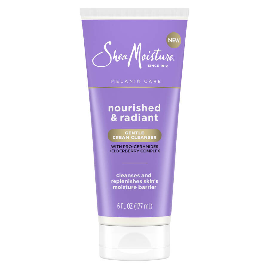 SheaMoisture Melanin Bakım Kremi Temizleyici Tüm Cilt Tipleri, 3 oz - 12